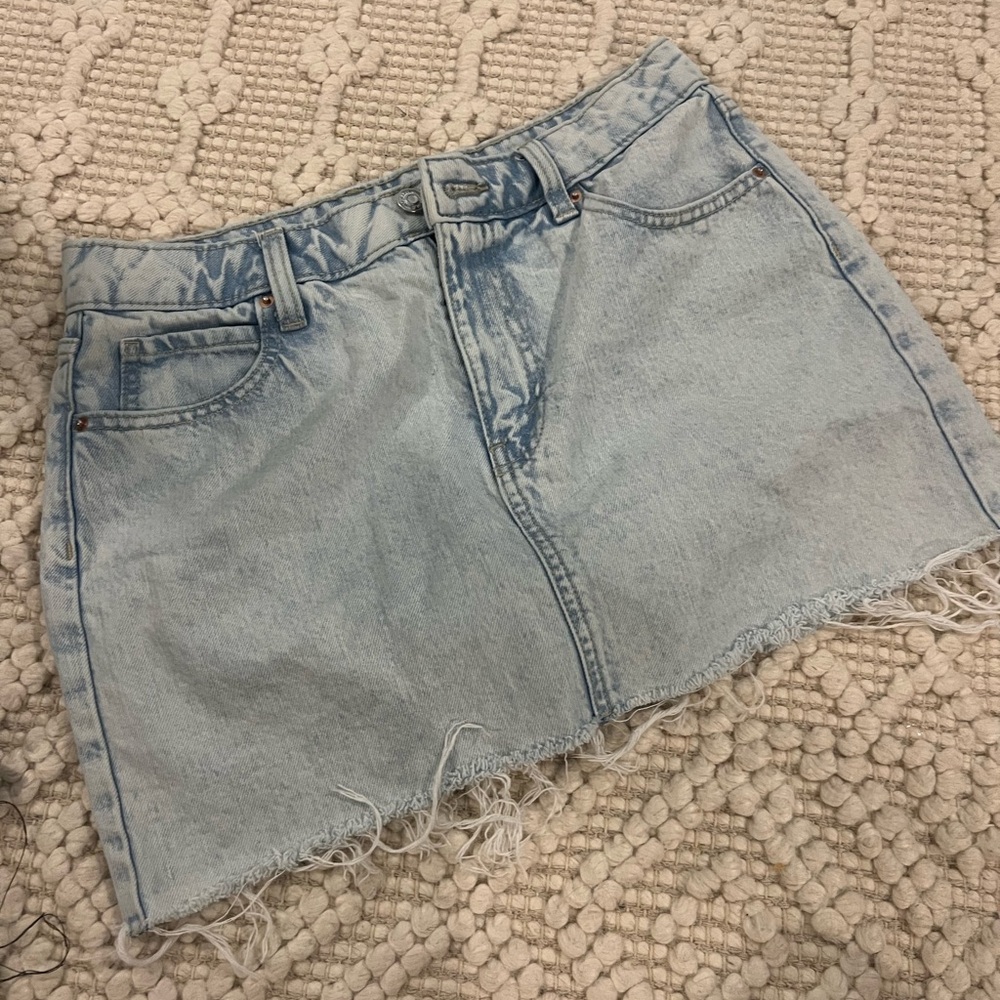 wild fable Light Blue Women's denim light wash skirt